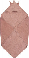Pippi Babywear Kinder Badetuch Organic Hooded Towel 83x83 cm Misty Rose