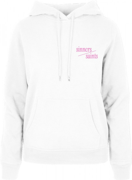 Mister Tee Ladie Sinners Hoody White