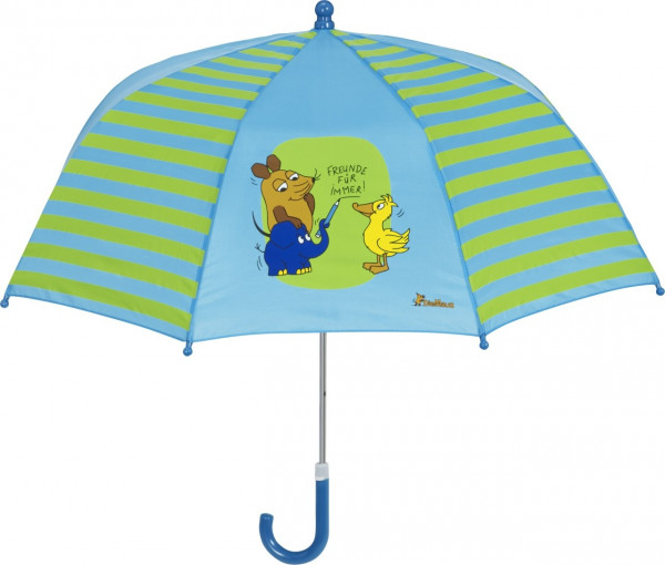 Playshoes Kinder Regenschirm Freunde für Immer Blau