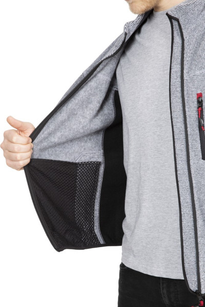 Trespass Fleecejacke/Fleecepullover Jynx - Male Fleece At300 Platinum Stripe