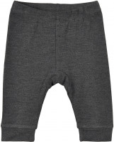 Minymo Kinder Leggings Leggings Bamboo Dark Grey Melange