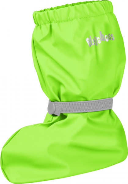 Playshoes Kinder Gummistiefel Regenfüßlinge mit Fleece-Futter Neongrün