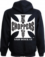 WCC West Coast Choppers Hoodie Iron Cross schwarz WCC West Coast Choppers Hoodie Iron Cross schwarz