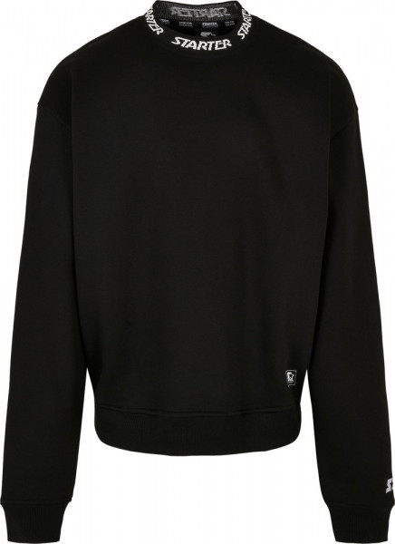 Starter Black Label Jaquard Rib Crewneck Black