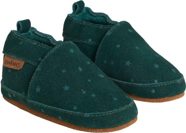 En Fant Kinder Soft shoes Leather shoe - Suede 5779-Garden Topiary