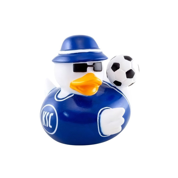 Karlsruher SC KSC Badeente Fischerhut Fussball Blau