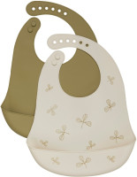 CeLaVi Kinder Lätzchen Silicon Bib (2-pack)