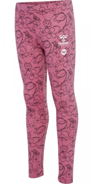 Hummel Kinder Leggings Maya Flower Aop Onze Tights Heather Rose