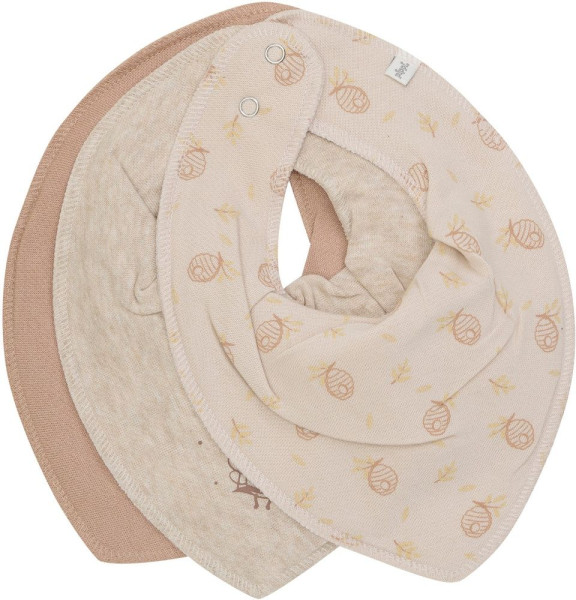 Pippi Babywear Kinder Lätzchen Bandana Bib Uni AOP (3-Pack) 6771