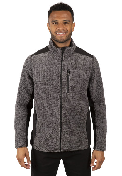 Trespass Fleecejacke/Fleecepullover Faratino - Male Fleece At300 Dark Grey Stripe