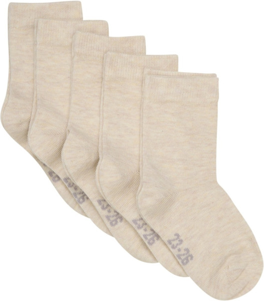 Minymo Kinder Socke Ankle Sock Solid (5-Pack) 5077