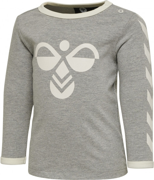 Hummel Kinder Longsleeve Flipper T-Shirt Grey Melange