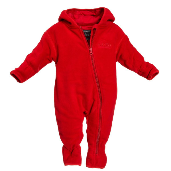 BMS Kinder / Kleinkinder Antarctic Clima-Fleece Overall Gefüttert Rot