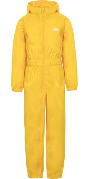 Trespass Kinder Regenset Button - Childs Unisex Rain Suit Sunshine