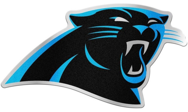 Carolina Panthers Auto Badge Colour 19x12cm