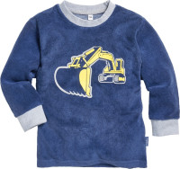 Playshoes Kinder Schlafanzug Frottee Bagger Playshoes Kinder Schlafanzug Frottee Bagger