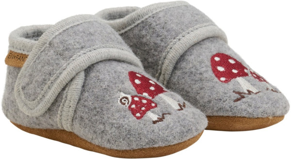 En Fant Kinder Hausschuh Wool Slippers with Embroidery 6384