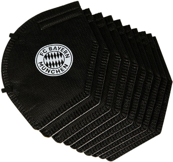 FC Bayern München SMU FFP2 Masken schwarz 29335