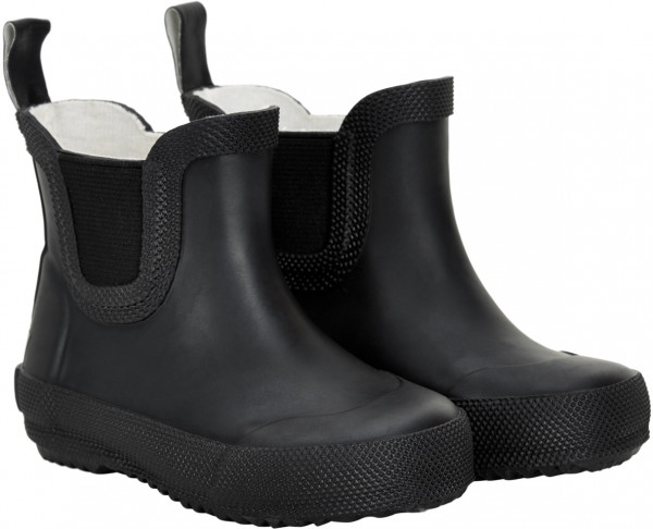 Celavi Kinder Gummistiefel kurz Basic Wellies Short Solid Black