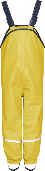 Playshoes Kinder Fleece-Trägerhose gelb