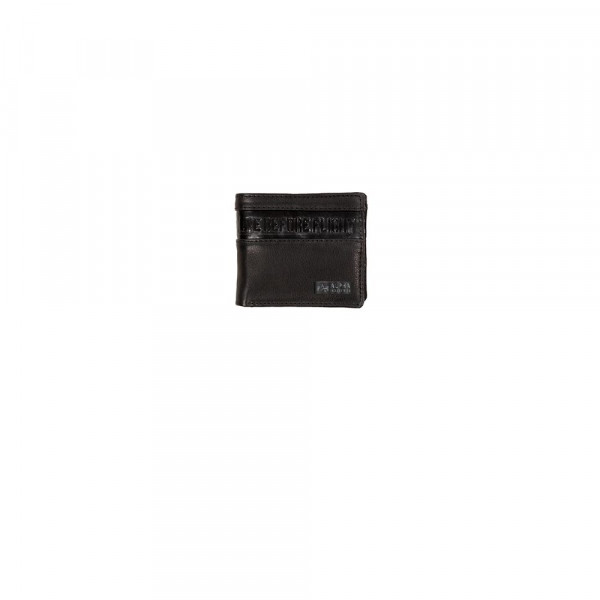 Alpha Industries Portemonnaie RBF Leather Wallet Black