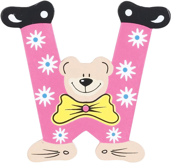 Playshoes Kinder Holz-Buchstaben W