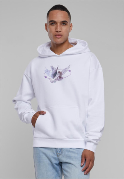MT Upscale Sweatshirt Vive La Liberte Oversize Hoody White