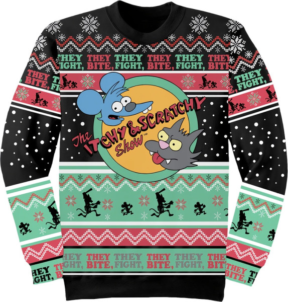 Simpsons Itchy & Scratchy Jumper SMP08559KJB