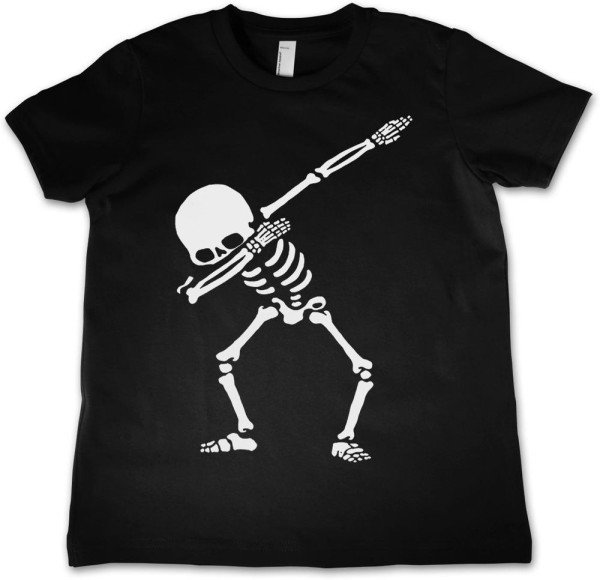 Tokigt Kinder Dabbing Skeleton Kids T-Shirt SH-12-15760-H10-7