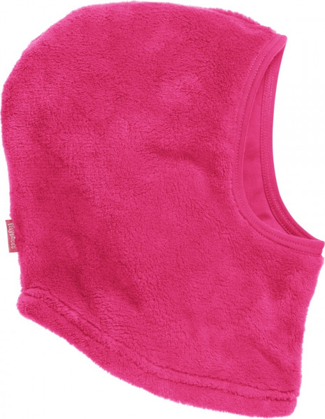 Playshoes Kinder Mütze Kuschel-Fleece-Schlupfmütze Pink