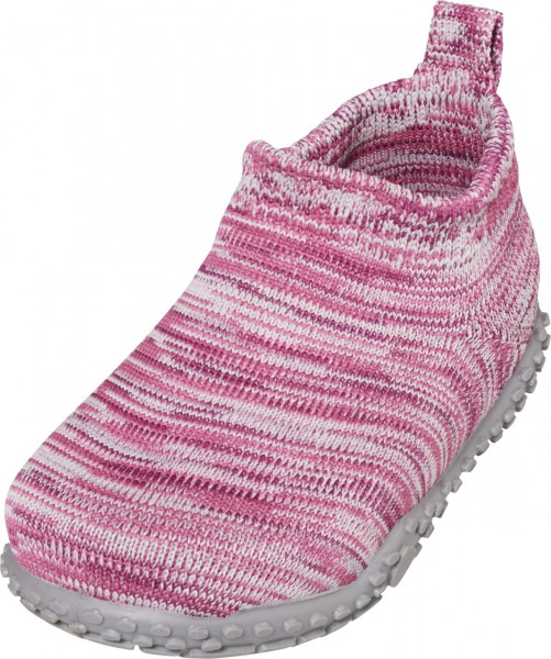 Playshoes Kinder Schuh Hausschuh Strick Pink