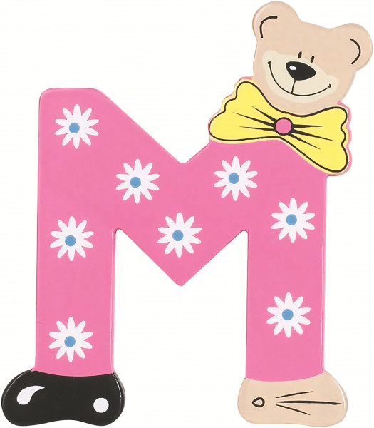 Playshoes Kinder Holz-Buchstaben M