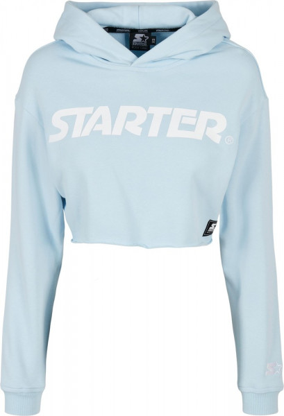Starter Black Label Damen Ladies Cropped Hoody Icewaterblue