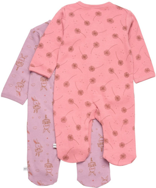 Pippi Babywear Kinder Schlafanzug Nightsuit w/f-buttons 2-pack