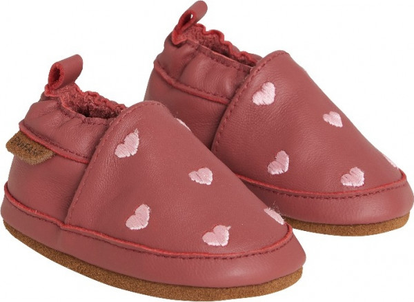 En Fant Kinder Soft shoes Leather shoe - Embr. 5781-Marsala