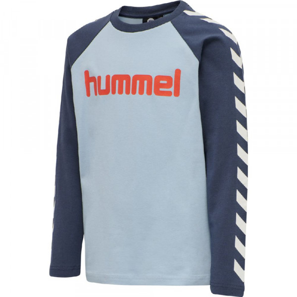 Hummel Kinder Longsleeve Boys T-Shirt L/S Blue Fog