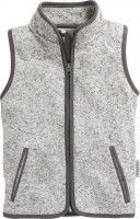 Playshoes Kinder Strickfleece-Weste Grau