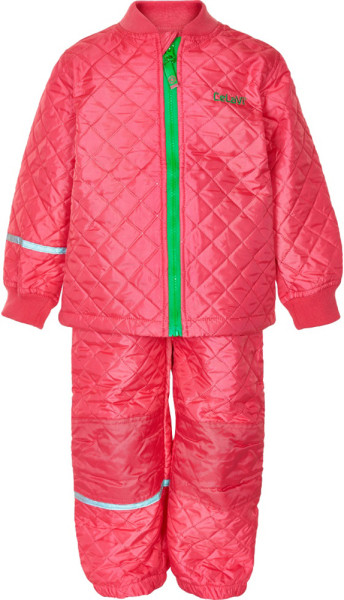 Celavi Kinder Thermo Set Basic Thermal Set Solid Coral Pink