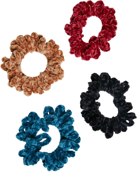 Urban Classics Fluffy Scrunchies 4-Pack