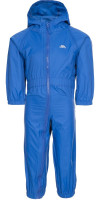 Trespass Kinder Regenset Button - Babies Rain Suit Blue