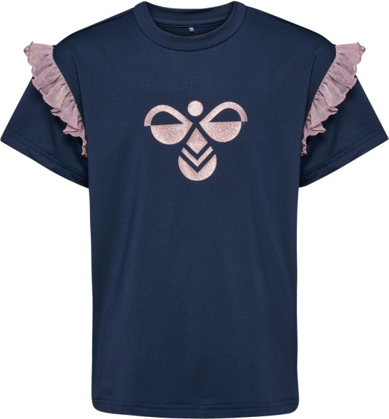 Hummel Kinder Sportshirt Hmljr Mix Glitter T-Shirt S/S 233271