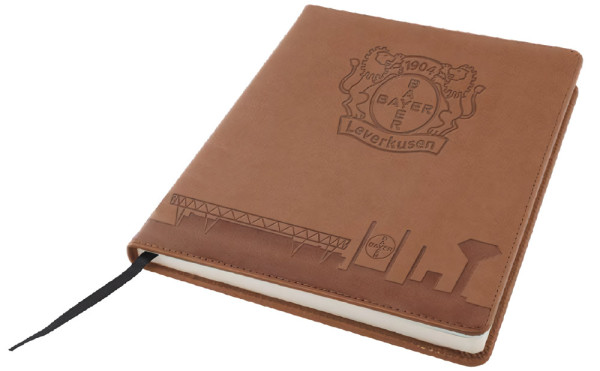 Bayer 04 Leverkusen Notizbuch Fussball Braun