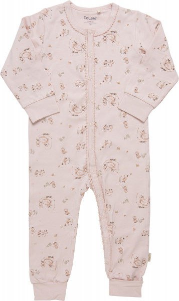 CeLaVi Kinder Schlafanzug Nightsuit mit AOP Sepia Rose