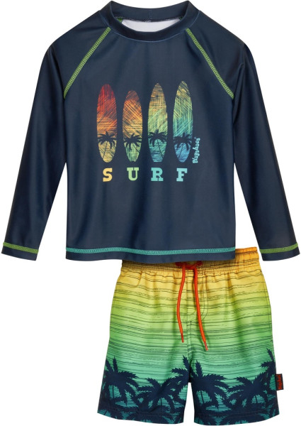 Playshoes Kinder Uv-Schutz Bade-Set Surf 1/1 Arm 461433