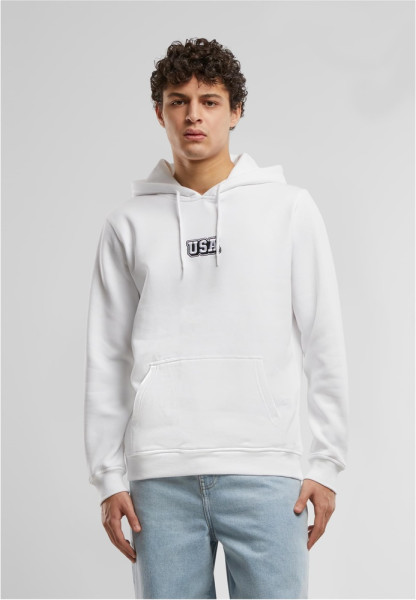 Mister Tee USA College Wording Patch Hoody MT3698