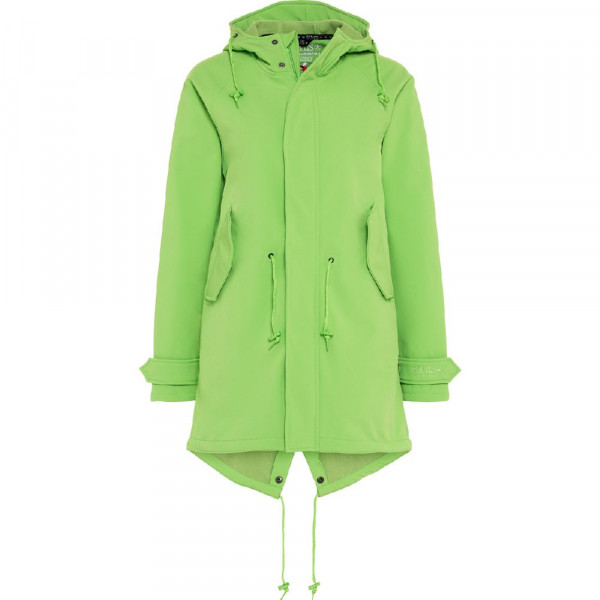 BMS Hafencity Coat Softshell Pro Limette