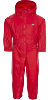 Trespass Kinder Regenset Button - Babies Rain Suit Red