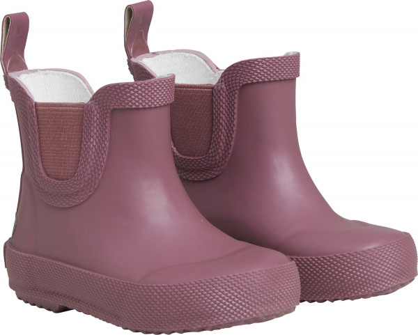 CeLaVi Kinder Gummistiefel kurz Basic Wellies Short Solid Rose Brown