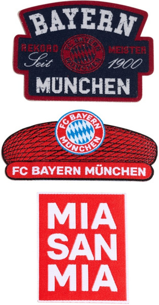 FC Bayern München Aufnäher 3er-Set 32861