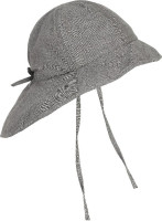 En Fant Kinder Cap / Bøllehat / Hair band Sun hat w. string 5763-Mid Grey Melange En Fant Kinder Cap / Bøllehat / Hair band Sun hat w. string 5763-Mid Grey Melange